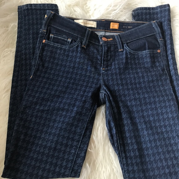 Pilcro and the Letterpress Houndstooth Skinny Jean - Picture 2 of 8